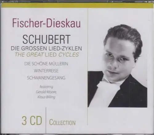 CD-Box: Dietrich Fischer-Dieskau,  Schubert. Die großen Lied-Zyklen. 3 CDs, gut