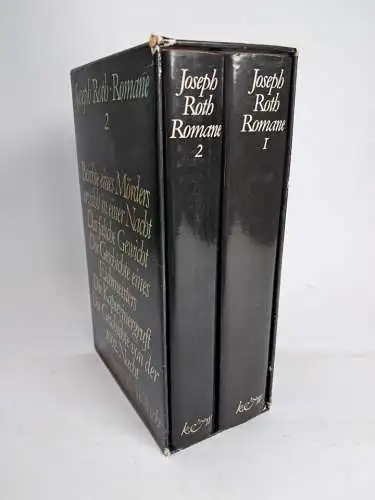 Buch: Romane I / II, Joseph Roth, 2 Bände, Kiepenheuer & Witsch, 1984