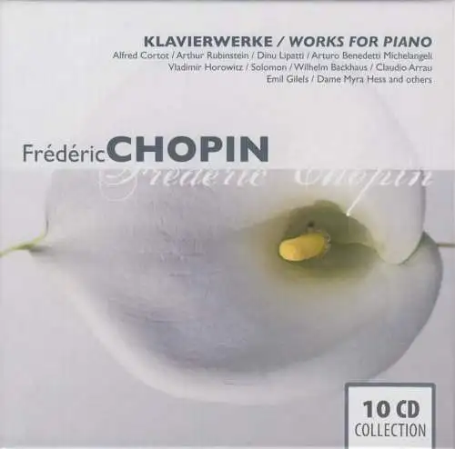 CD-Box: Frederic Chopin, Klavierwerke. 10 CDs, Membran Music, gut