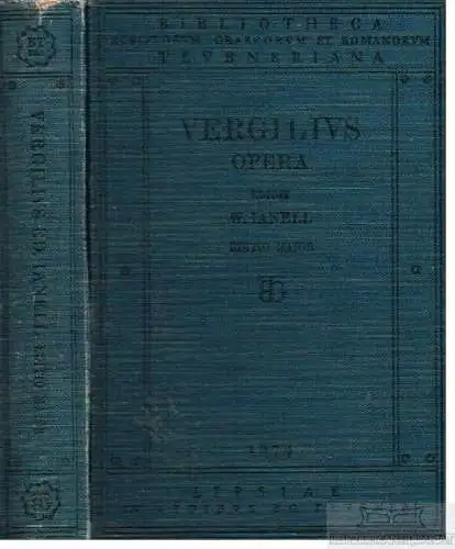 Buch: P. Vergili Maronis Opera, Vergil. 1920, B. G. Teubner, gebraucht, gut