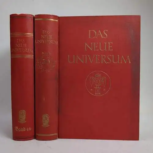 2 Bücher Das Neue Universum 49 / 50, Union Deutsche Verlagsgesellschaft, 2 Bände