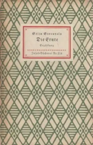 Insel-Bücherei 214, Die Ernte, Streuvels, Stijn. 1950, Insel-Verlag, Erzählung