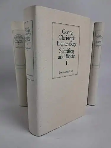 Buch: Georg Christoph Lichtenberg - Schriften und Briefe, 6 Bände, 1994