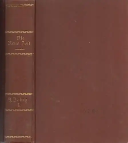 Die Neue Zeit - Revue des geistigen und öffentlichen Lebens, Kautsky, Karl. 1891