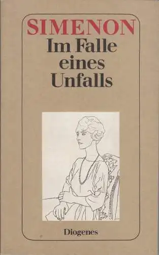 Buch: Im Falle eines Unfalles, Simenon, Georges. Detebe, 1977, Diogenes Verlag