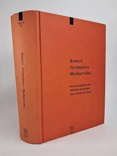 Buch: Runica - Germanica - Mediaevalia, Heizmann / Nahl, De Gruyter, 2003