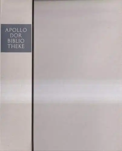 Buch: Apollodor - Götter- und Heldensagen, Sammlung Tusculum, Artemis & Winkler