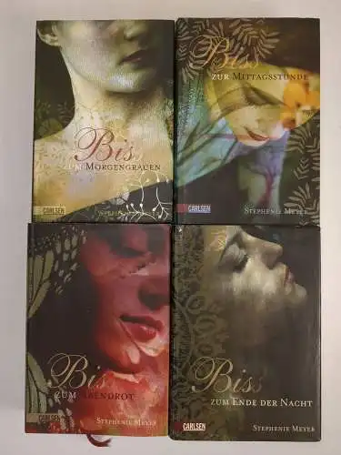 Buch: Die Bis(s)-Serie (Twilight) Band 1-4, Meyer, Stephanie, Carlsen, 4 Bände