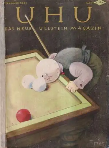 Zeitschrift: UHU Heft 6 / 1925, Ullstein Verlag, gebraucht, gut