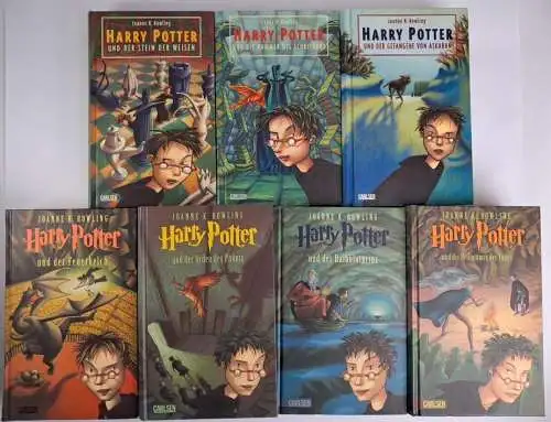 Buch: Harry Potter 1-7 (komplett), Joanne K. Rowling, Carlsen, 7 Bände