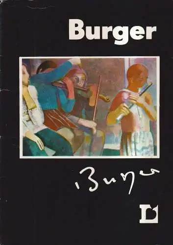 Buch: Malerei und Grafik, Dietrich Burger, 1978, Lindenau-Museum Altenburg