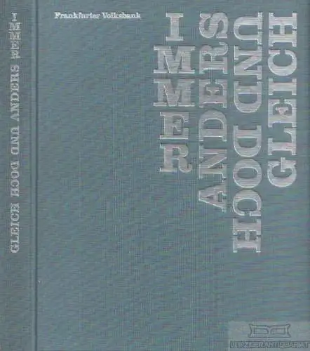 Buch: Immer anders und doch gleich, Lückemeier, Peter. 2012, Societäts-Verlag