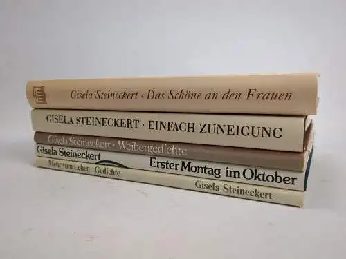 5 Bücher Gisela Steineckert: Mehr vom Leben; Erster Montag im Oktober ...