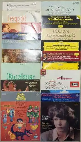 20 verschiedene Klassik Schallplatten 12" LP, Vinyl, Prokofjew, Reger, Bruckner