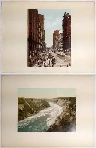 Foto: State Street, Chicago; Niagara Whirlpool Rapids Looking Down. Detroit 1900