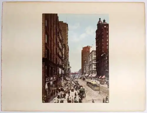 Foto: State Street, Chicago; Niagara Whirlpool Rapids Looking Down. Detroit 1900