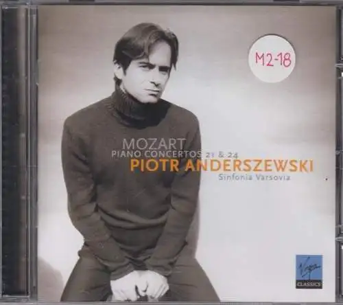 CD: Piotr Anderszewski, Mozart. 2002, Piano Concertos 21 and 24, gebraucht, gut