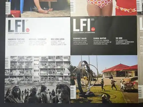 8 Hefte LFI Leica Fotografie International 1-8/2011, Zeitschrift, Magazin, Foto