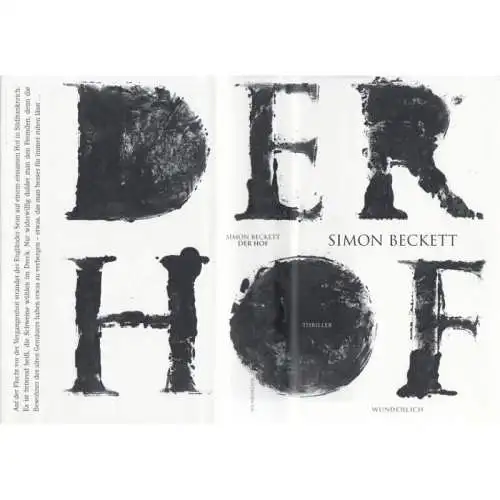 Buch: Der Hof, Thriller. Beckett, Simon, 2014, Wunderlich Verlag, gebraucht, gut