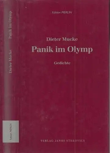 Buch: Panik im Olymp, Mucke, Dieter. Edition Merlin, 1995, signiert