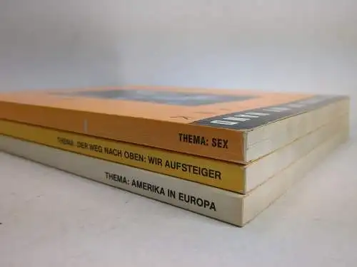 3 Hefte Der Alltag Nr. 4/1987; Nr. 3/1988; Nr. 1/1989, Die Sensation des Gewöhnl