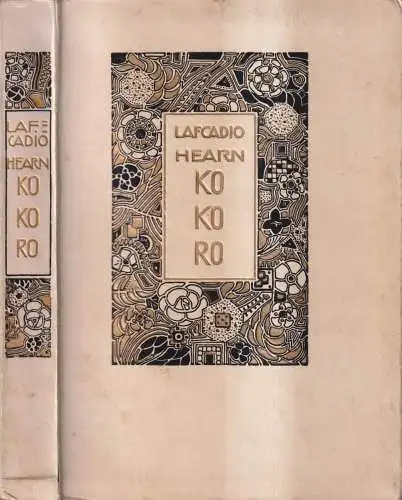 Buch: Kokoro, Lafcadio Hearn, 1913, Rütten & Loening, Pergamentband