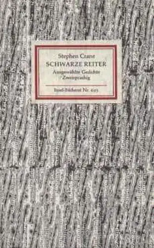 Insel-Bücherei 693, Schwarze Reiter, Crane, Stephen. 1985, Insel-Verlag