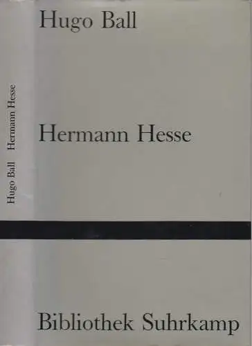 Buch: Hermann Hesse, Leben und Werk, Ball, Hugo, 1963, Suhrkamp Verlag