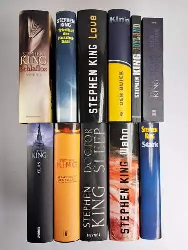 11 Bücher Stephen King: Schlaflos; Friedhof der Kuscheltiere; Doctor Sleep ...