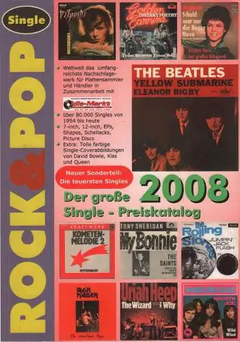 Buch: Der große Single Preiskatalog Rock and Pop 2008, NikMa Musikbuchverlag