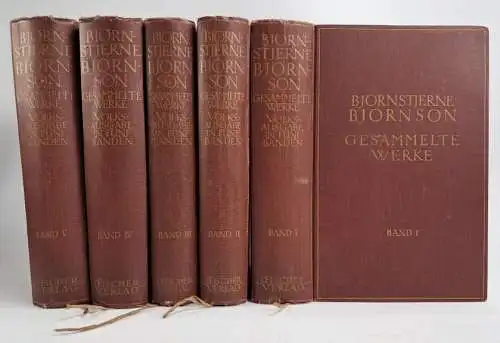 Buch: Björnstjerne Björnson -Gesammelte Werke in fünf Bänden, 1914, S. Fischer