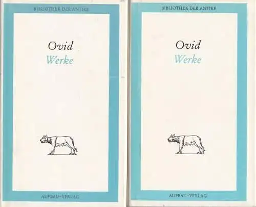 Buch: Werke in zwei Bänden, Ovid. 2 Bände, Bibliothek der Antike, 1982