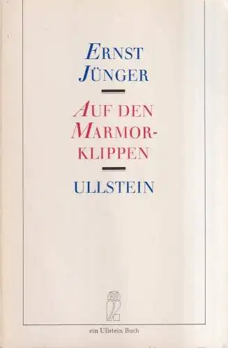 Buch: Auf den Marmorklippen, Ernst Jünger, 1985, Ullstein Taschenbuch Verlag