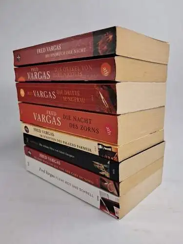 8 Bücher Fred Vargas, Aufbau Verlag, Taschenbücher, Krimis, Sammlung, Konvolut