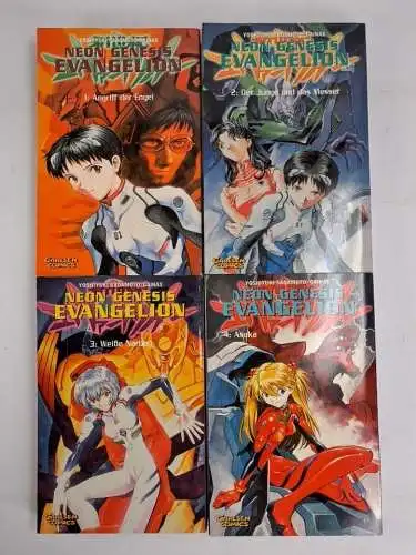 Manga: Neon Genesis Evangelion Band 1-4, Yoshiyuki Sadamoto,  Carlsen Comics