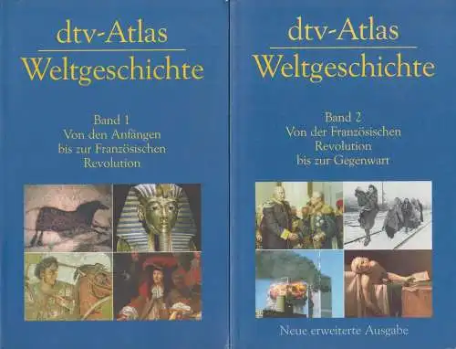 Buch: dtv-Atlas Weltgeschichte. Band 1&2, Kinder, Hermann, 2007, gebraucht gut