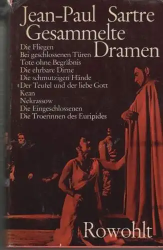 Buch: Gesammelte Dramen, Sartre, Jean-Paul. 1969, Rowohlt  Verlag