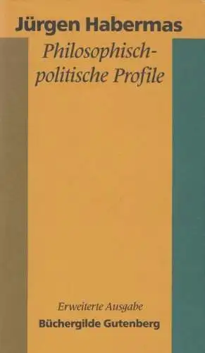 Buch: Philosophisch-politische Profil, Habermas, Jürgen, 1991, gebraucht