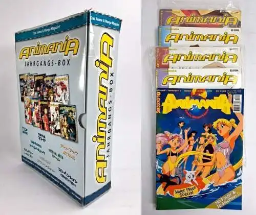 5 Hefte Animania: Sonderheft 2 1998/1999 + Nr. 3-6/2004 in Jahrgangs-Box, Manga