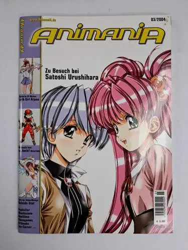 5 Hefte Animania: Sonderheft 2 1998/1999 + Nr. 3-6/2004 in Jahrgangs-Box, Manga