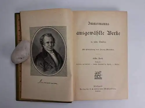 Buch: Karl Immermann - Ausgewählte Werke in sechs Bänden, um 1900, Cotta, 6 Bde