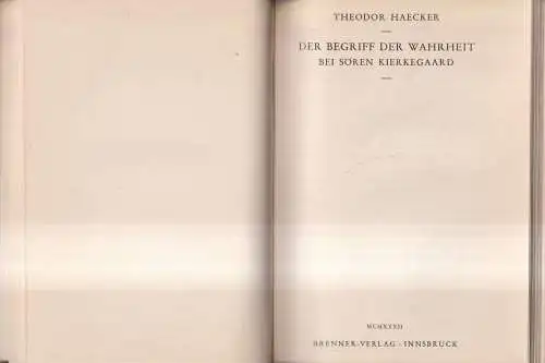 Buch: Sören Kierkegaard - Kleine Schriften, 4 Teile in 1 Band, Beck / Brenner