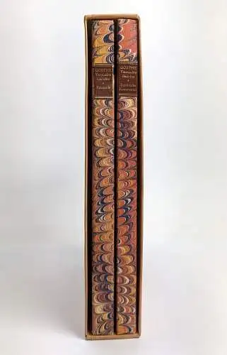 Buch: Vermischte Gedichte, Goethe, Johann Wolfgang von. 2 Bände, 1984, Insel