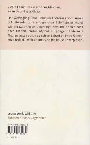 Buch: Hans Christian Andersen, Perlet, Gisela, 2005, Suhrkamp Verlag