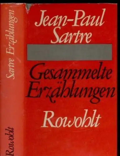 Buch: Gesammelte Erzählungen, Sartre, Jean-Paul. 1977, Rowohlt Verlag