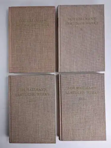 Buch: Johann Christian Sämtliche Hallmann - Werke I-III, 4 Bände, de Gruyter