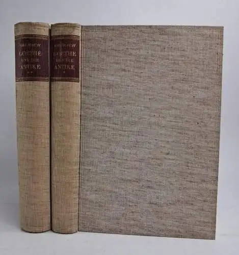 Buch: Goethe und die Antike, Grumach, Ernst. 2 Bände, 1949, gebraucht, gut