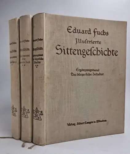 Buch: Illustrierte Sittengeschichte Ergänzungsband 1-3, Eduard Fuchs, 3 Bände