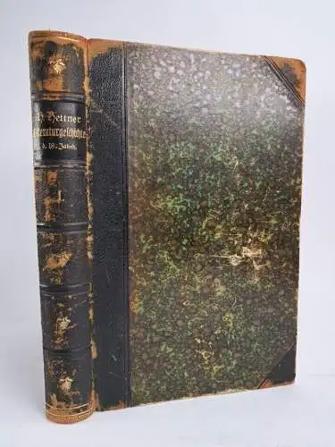 Buch: Literaturgeschichte des achtzehnten Jahrhunderts, Hettner, 5 Bände, 1894