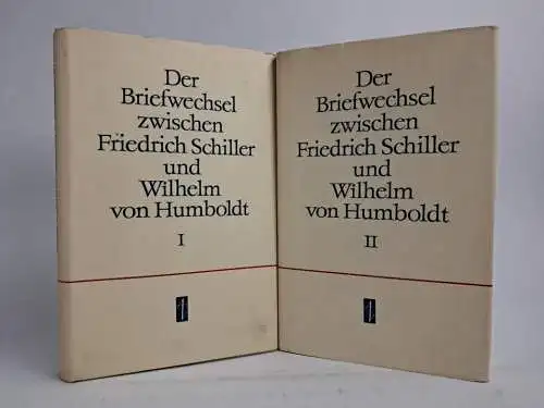 Buch: Der Briefwechsel zwischen Friedrich Schiller und Wilhelm von Humboldt